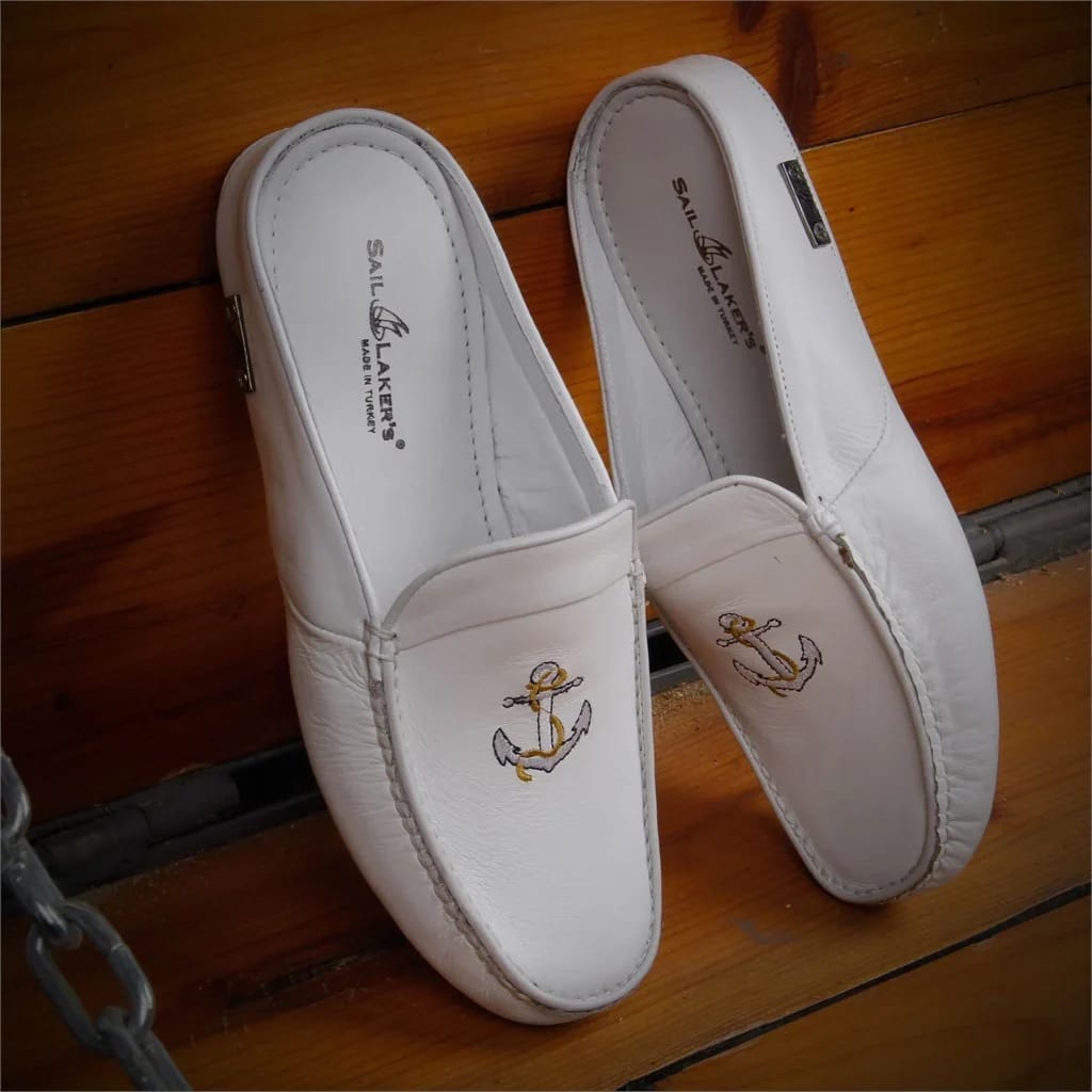 Sail Lakers - Hakiki Deri Marine Erkek Terlik 110-547-X - 1