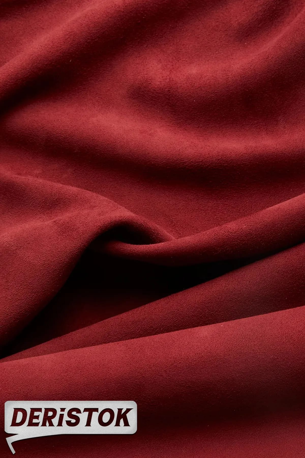 Oğlak Süet Deri Kırmızı Bordo - 1