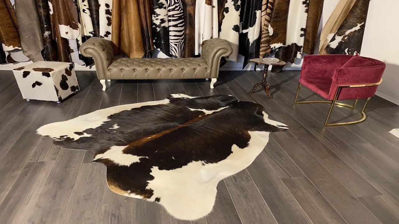 Fiesta Leather Art Hakiki Deri Dana Postu Üç Renk 185 x 205 - 1