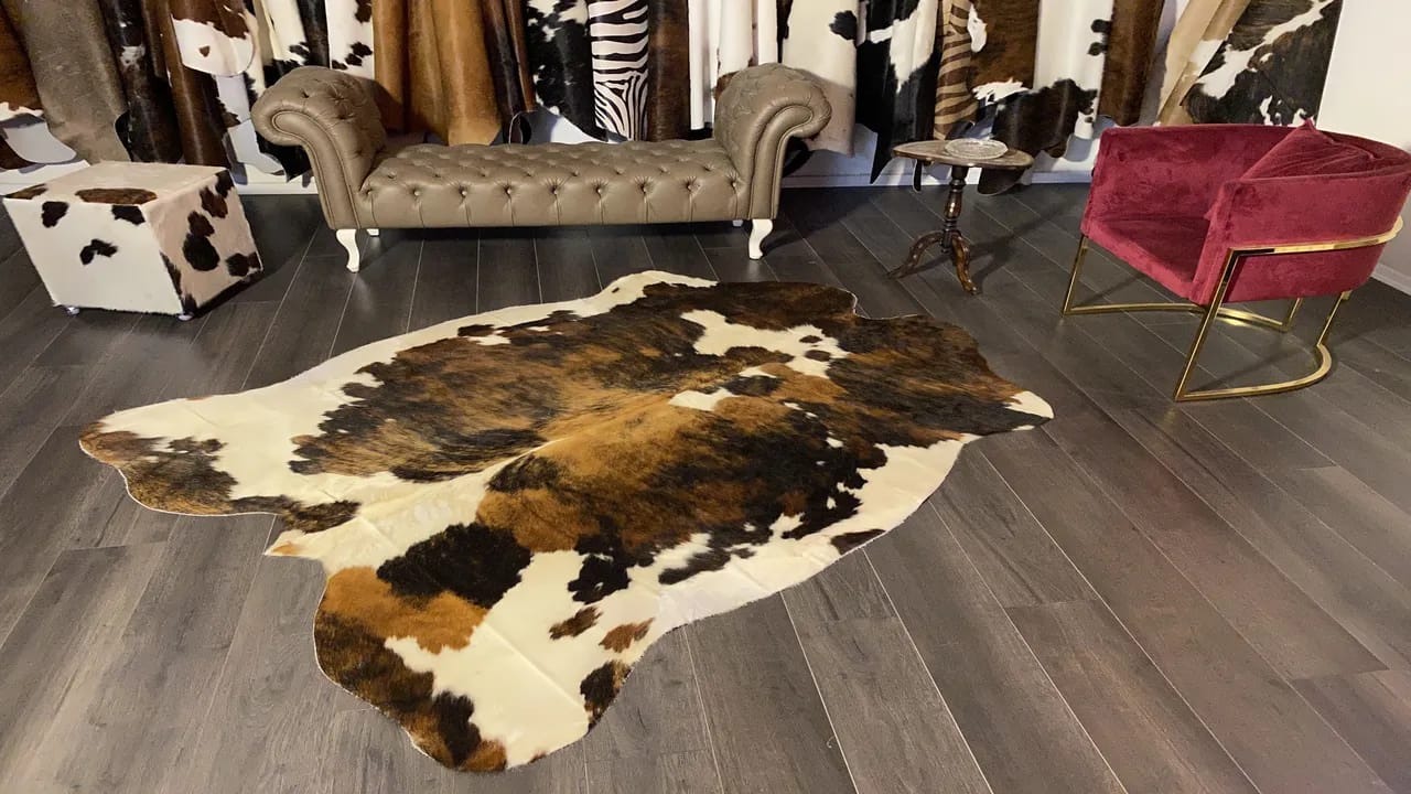 Fiesta Leather Art Hakiki Deri Dana Postu Üç Renk 165 x 215 - 1