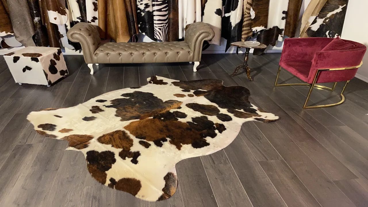 Fiesta Leather Art Hakiki Deri Dana Postu Üç Renk 170 x 210 - 1