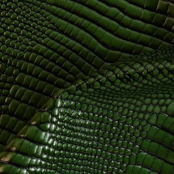 Baby Aligro Mini Alligator Dokulu Hakiki Deri Yeşil - 1