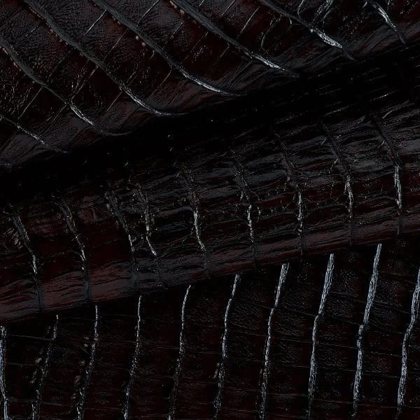 Alligator Rugan Kroko Hakiki Deri Bordo - 1