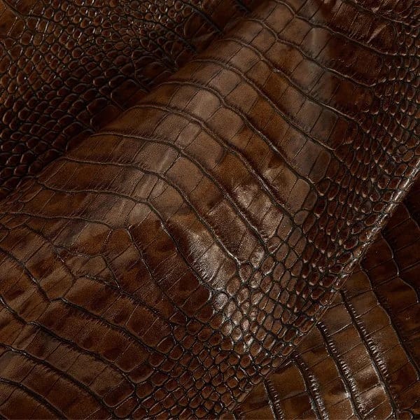 Aligro Alligator Desenli Hakiki Deri Taba - 1